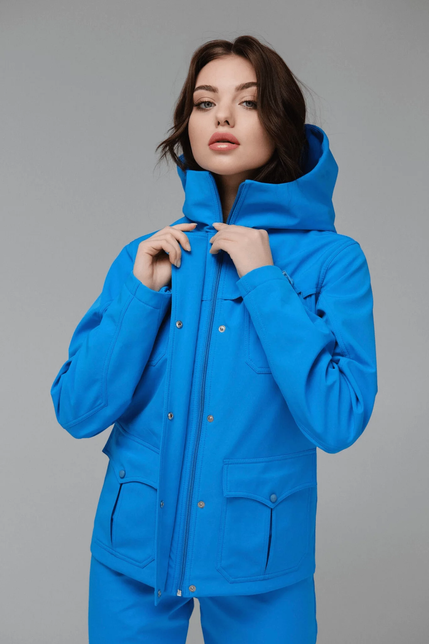 Куртка женская Аква, цвет голубой