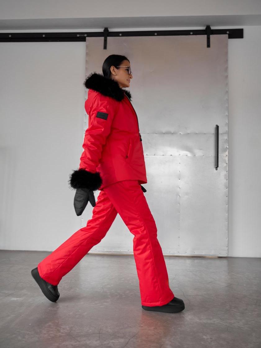 Куртка женская зимняя Ассоль цвет  красный