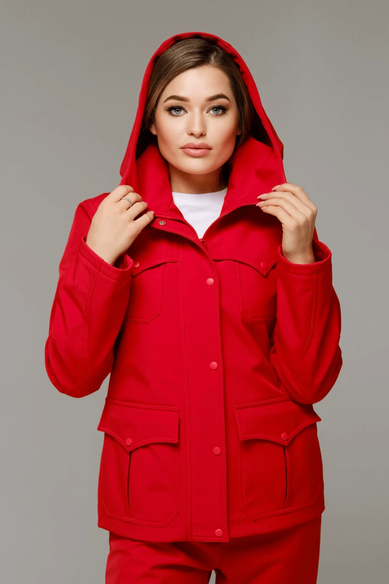 Куртка женская Бургундия, цвет красный