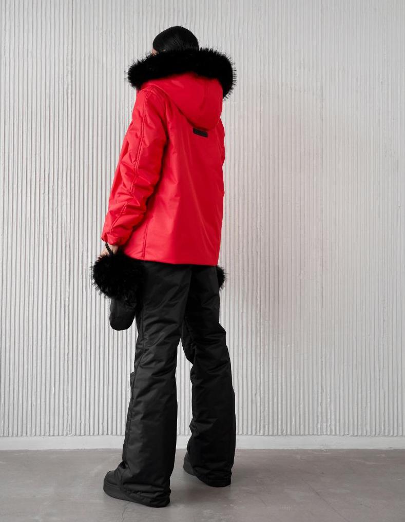 Куртка женская зимняя Ассоль цвет  красный