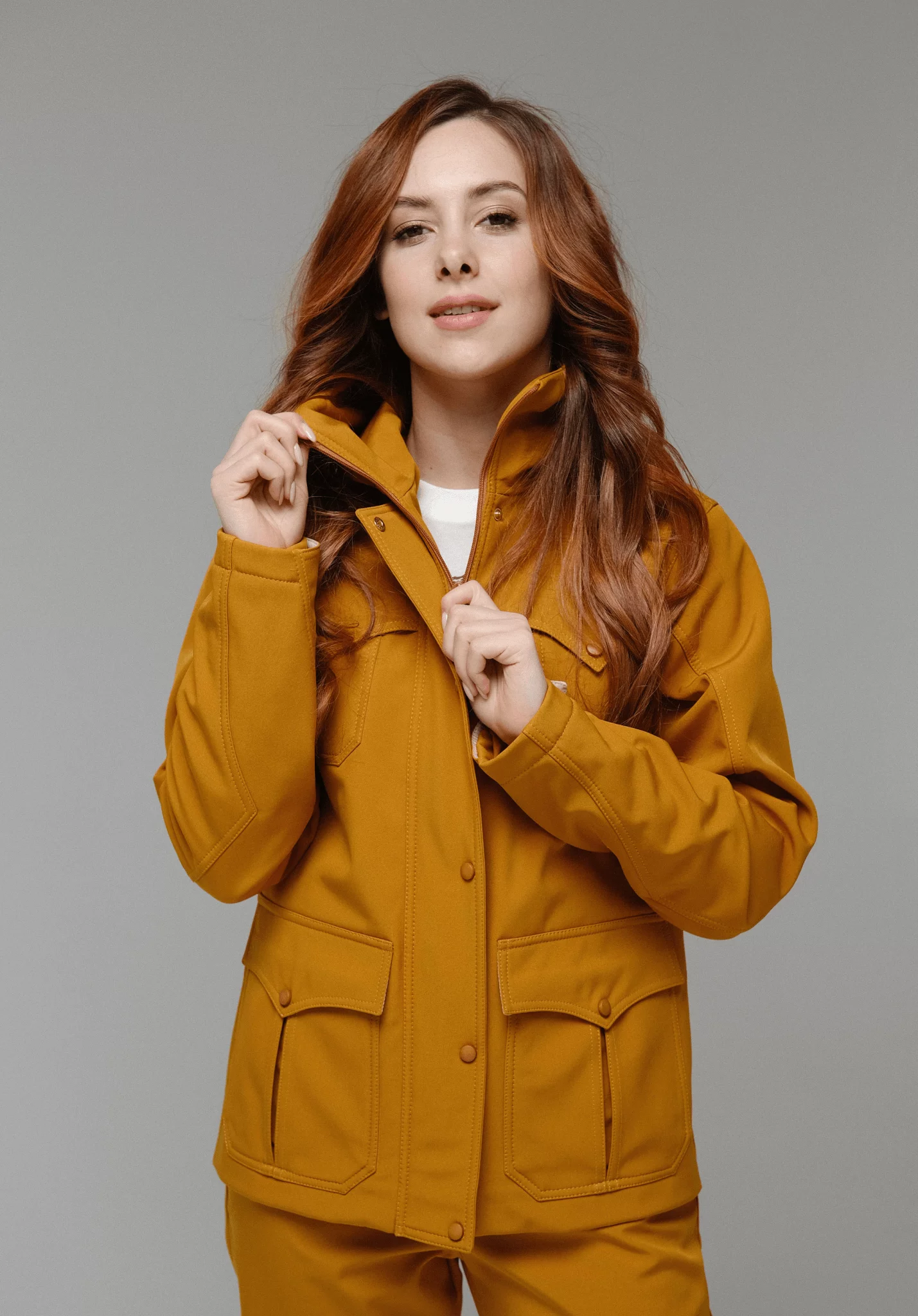 Куртка женская Куркума, цвет оранжевый