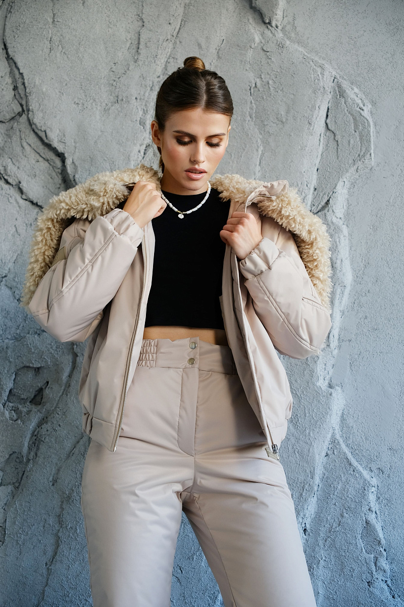 Куртка зимняя женская  Царица цвет beige