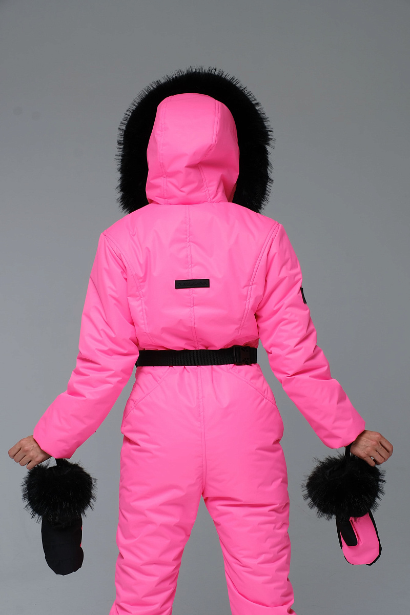 Зимний комбинезон "Легенда" модель casual розовый неоновый