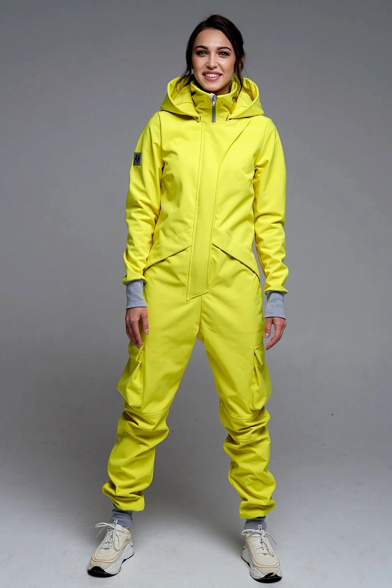 Комбинезон женский Пикачу модель sport цвет желтый