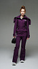 Женский демисезонный комбинезон Ривьера Стрит фиолетовый softshell
