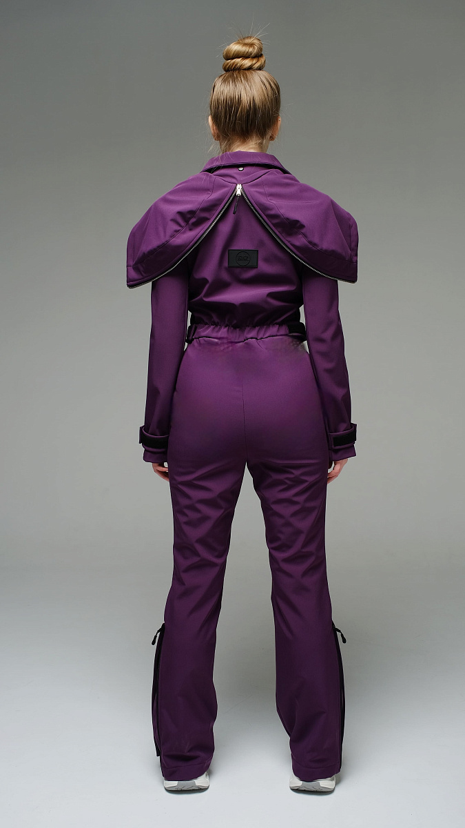 Женский демисезонный комбинезон Ривьера Стрит фиолетовый softshell