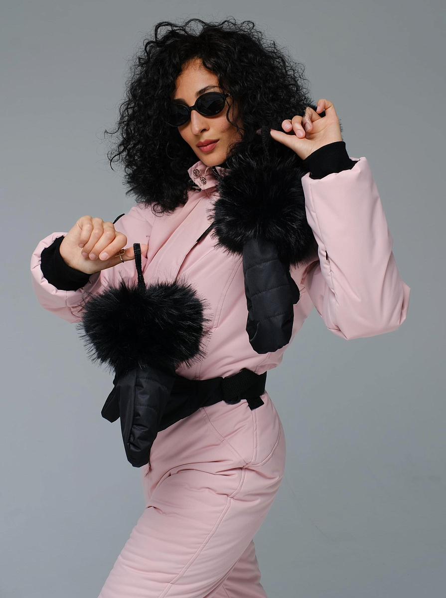 Зимний комбинезон "Сакура Престиж" модель casual цвет розовый