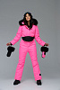 Зимний комбинезон "Легенда" модель casual розовый неоновый