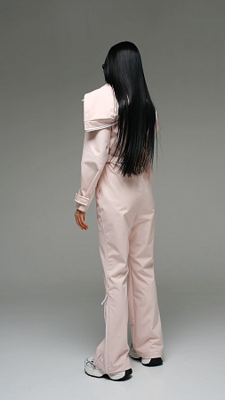 Женский комбинезон Пион Стрит песочный softshell Manufaktura KMP — вид спереди