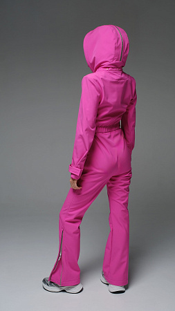 Женский комбинезон МуленРуж Стрит песочный softshell Manufaktura KMP — вид спереди