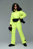 Зимний комбинезон "Солей Вандер" модель casual желтый неон