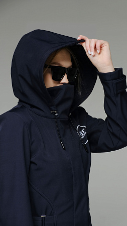 Женский комбинезон МонтеКарло Стрит песочный softshell Manufaktura KMP — вид спереди