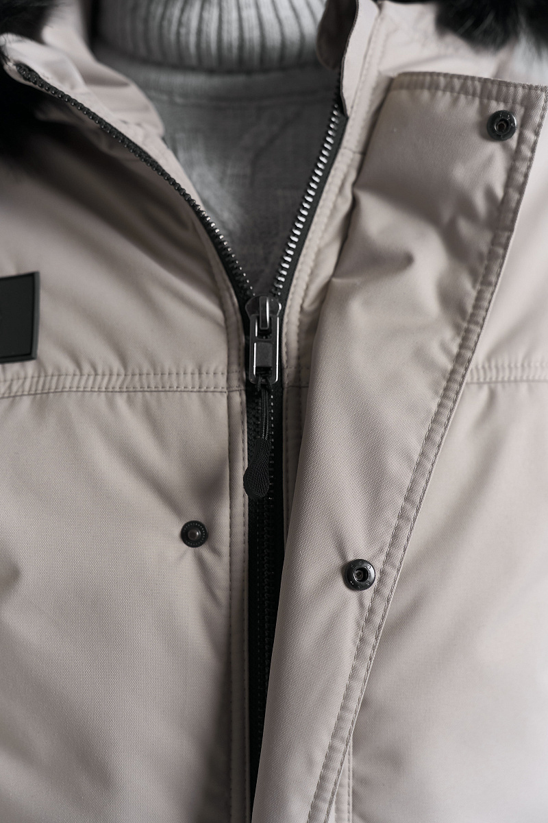 Мужская зимняя куртка, цвет мокко