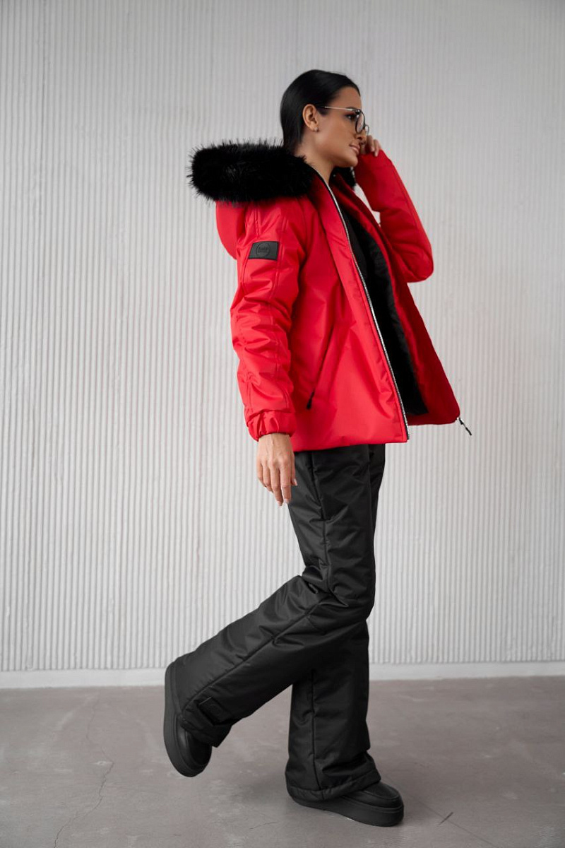 Куртка женская зимняя Ассоль цвет  красный