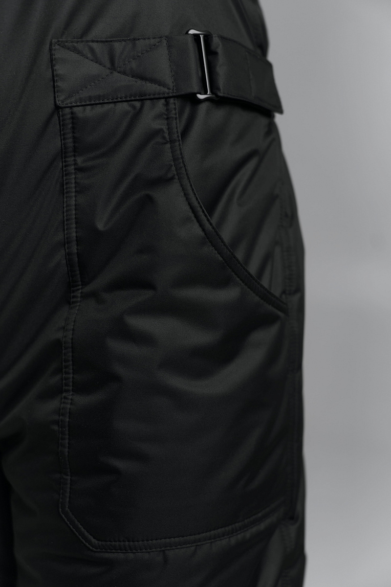 Полукомбинезон мужской зимний цвет черный