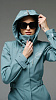 Женский демисезонный комбинезон Бирюзовый  Стрит песочный softshell Manufaktura KMP