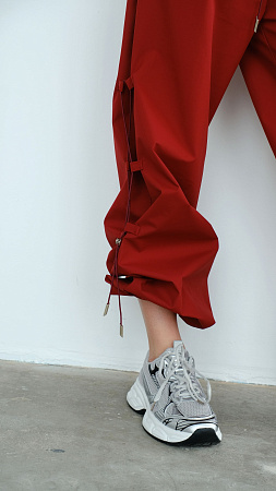 Комбинезон женский демисезонный мембранный Urban Кирпич трехслойный ветрозащитный Manufaktura KMP — вид спереди