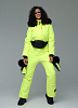 Зимний комбинезон "Солей Вандер" модель casual желтый неон