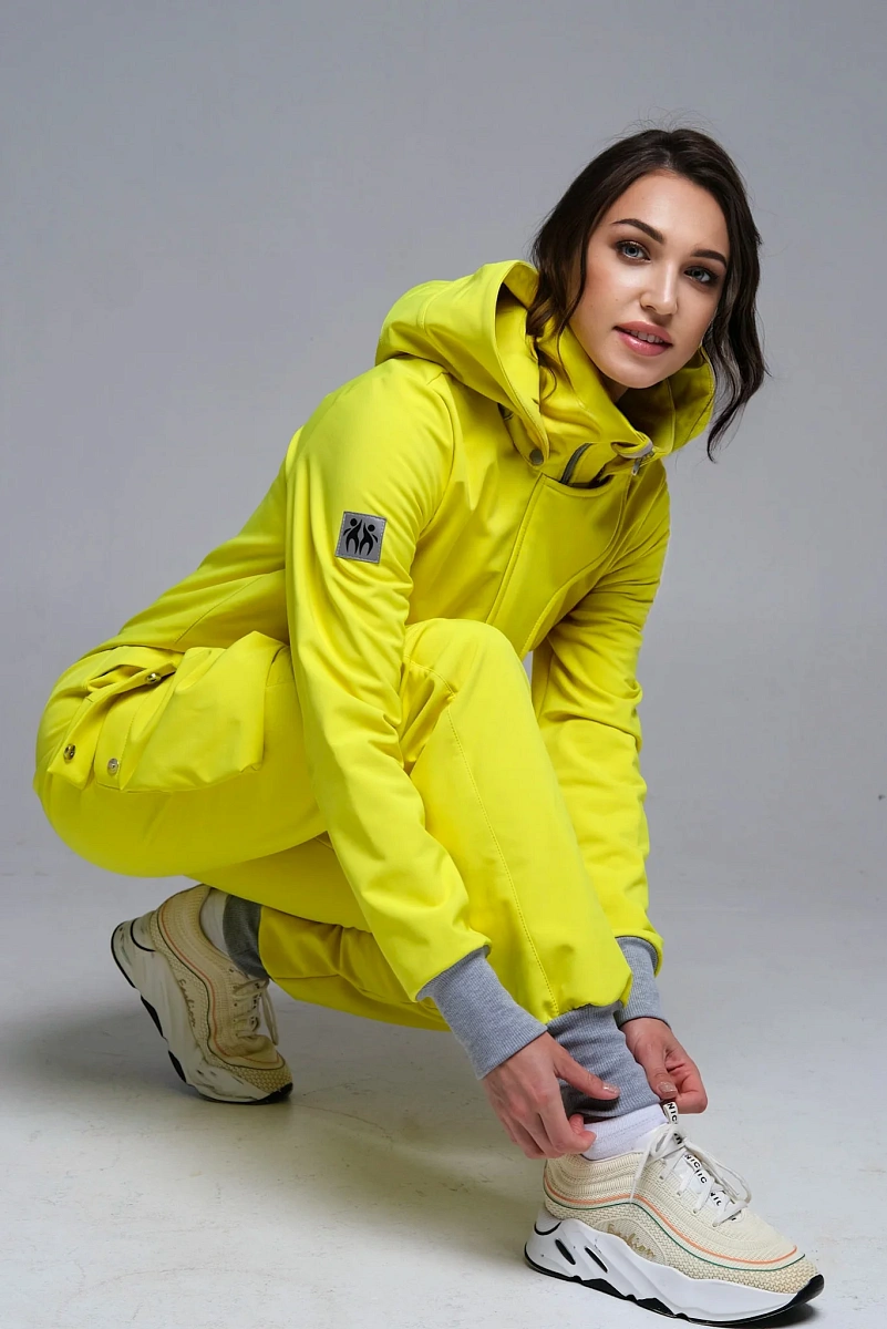 Комбинезон женский Пикачу модель sport цвет желтый