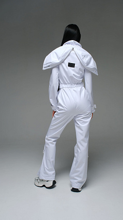 Женский комбинезон Cloud Стрит softshell белый Manufaktura KMP — вид спереди