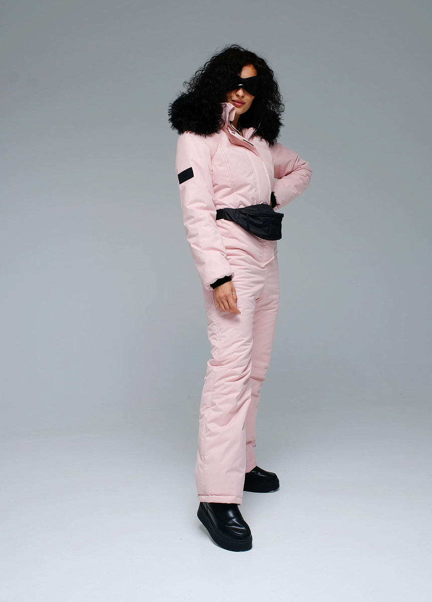 Зимний комбинезон "Сакура Престиж" модель casual цвет розовый