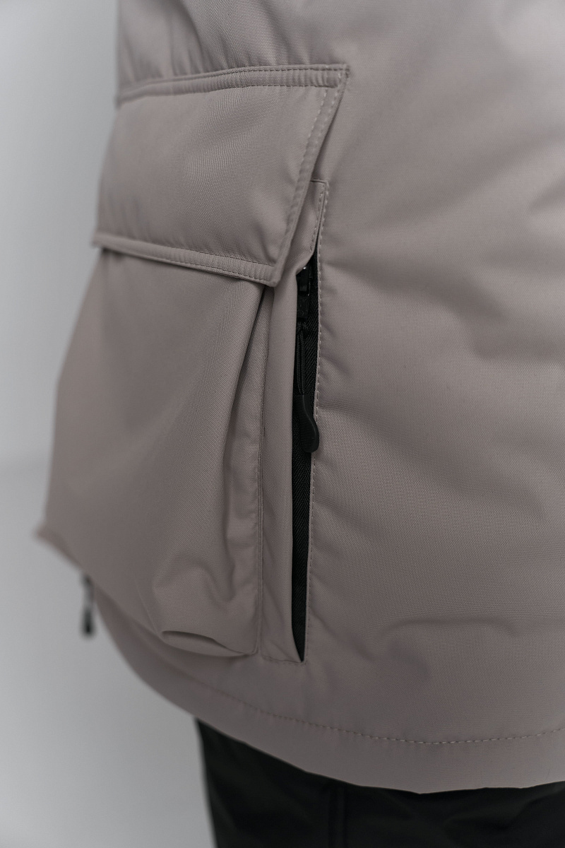 Мужская зимняя куртка, цвет мокко