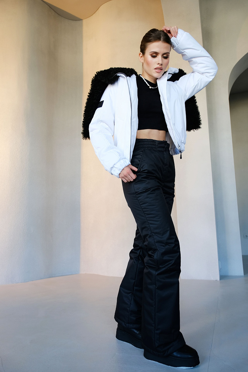 Брюки зимние женские Царица цвет total black