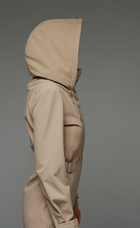 Женский комбинезон Фрейле Стрит песочный softshell Manufaktura KMP — вид спереди