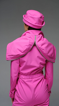 Женский комбинезон МуленРуж Стрит песочный softshell Manufaktura KMP — вид спереди