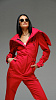 Женский демисезонный комбинезон Бургундия Стрит красный softshell Manufaktura KMP
