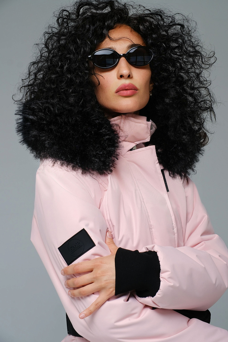 Зимний комбинезон "Сакура Престиж" модель casual цвет розовый