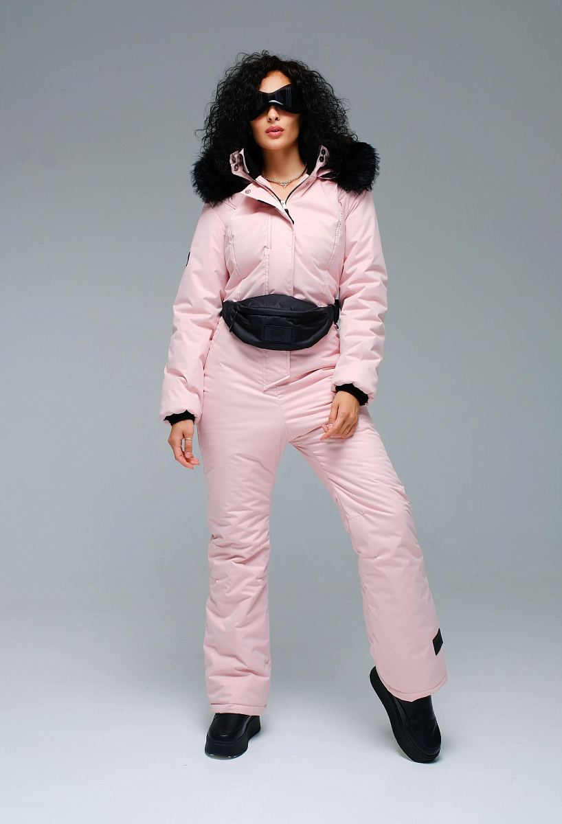 Зимний комбинезон "Сакура Престиж" модель casual цвет розовый
