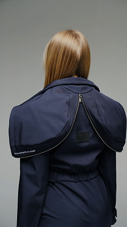 Женский комбинезон МонтеКарло Стрит песочный softshell Manufaktura KMP — вид спереди