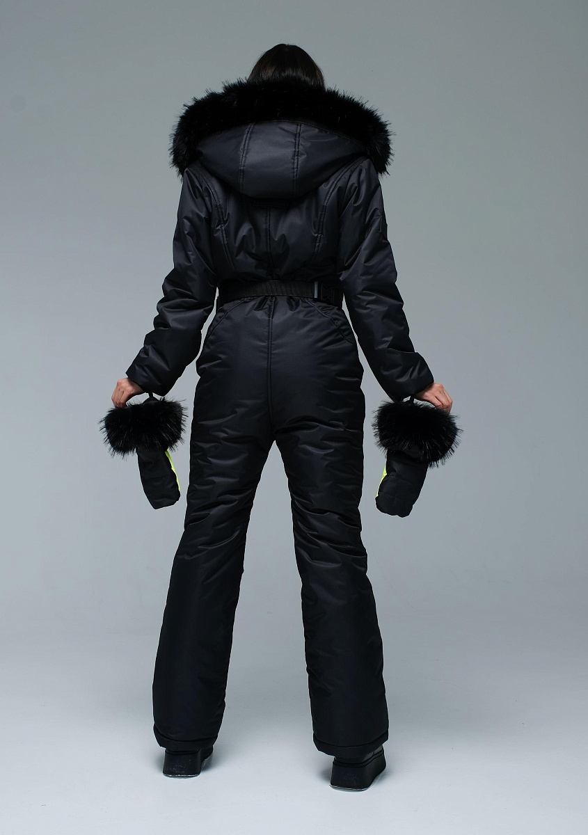 Зимний комбинезон "Валькирия" модель casual цвет черный