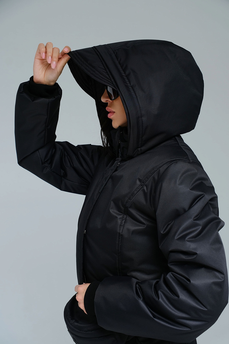 Зимний комбинезон "Валькирия" модель casual цвет черный