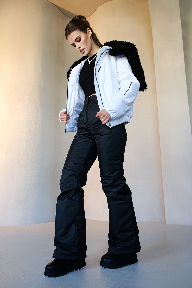 Брюки зимние женские Царица цвет total black