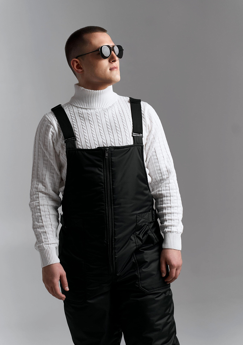 Полукомбинезон мужской зимний цвет черный