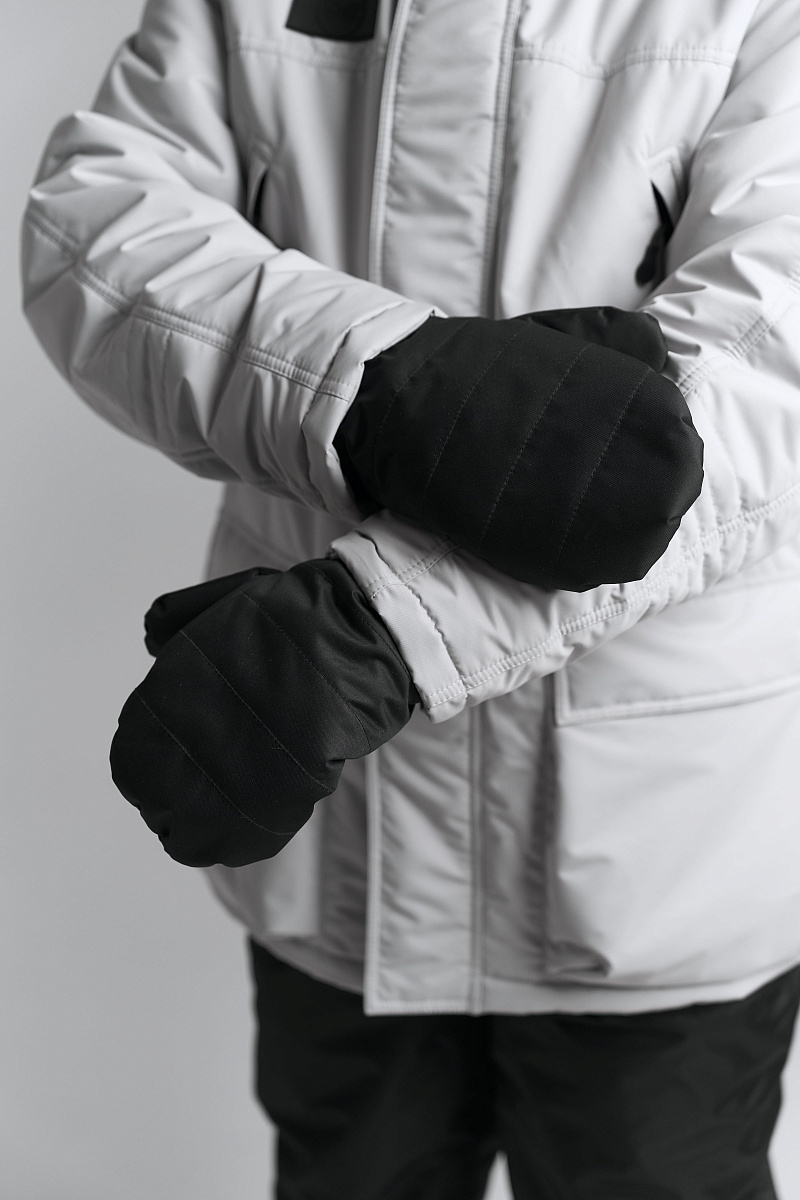 Мужская зимняя куртка, цвет платина