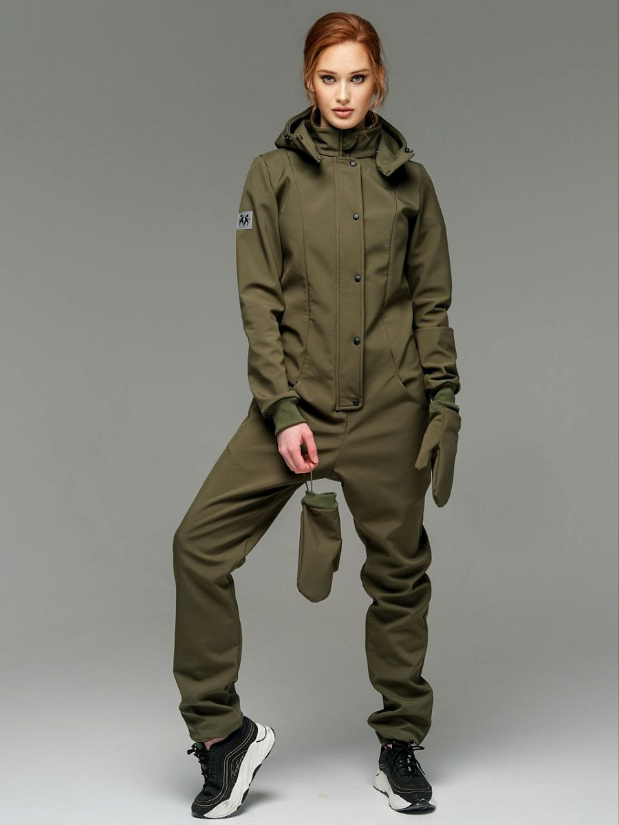 Комбинезон женский  цвет Фисташка модель classic_kmp